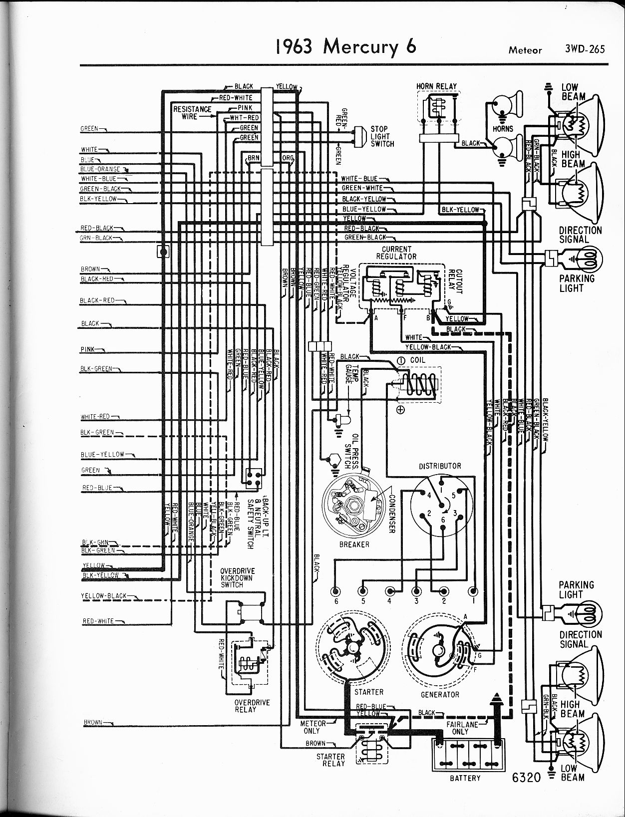 Mercury wiring diagrams - The Old Car Manual Project